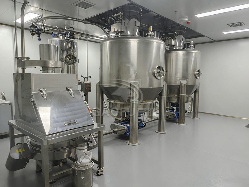 小食品面粉供料系統 小食品面粉供料系統客戶現場