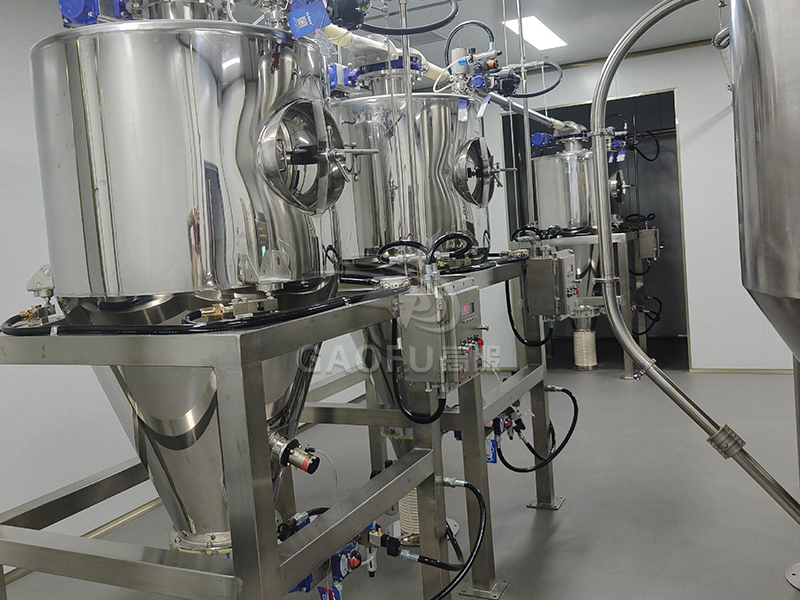 小食品面粉供料系統 小食品面粉供料系統客戶現場