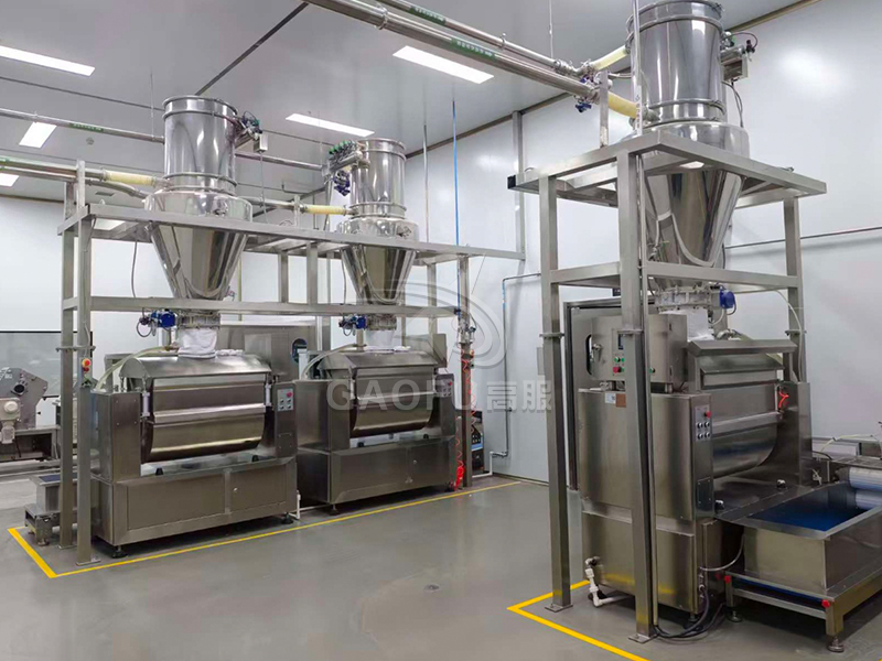 饃干輸粉配料系統(tǒng) 配料系統(tǒng)客戶現(xiàn)場